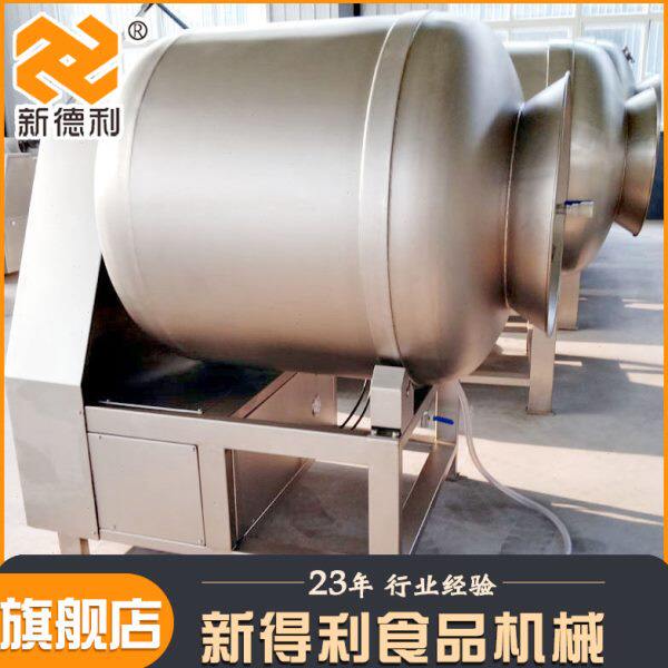 全自动泡菜入味机器不锈钢鸡胸肉腌制设备商用风干鸡真空滚揉机
