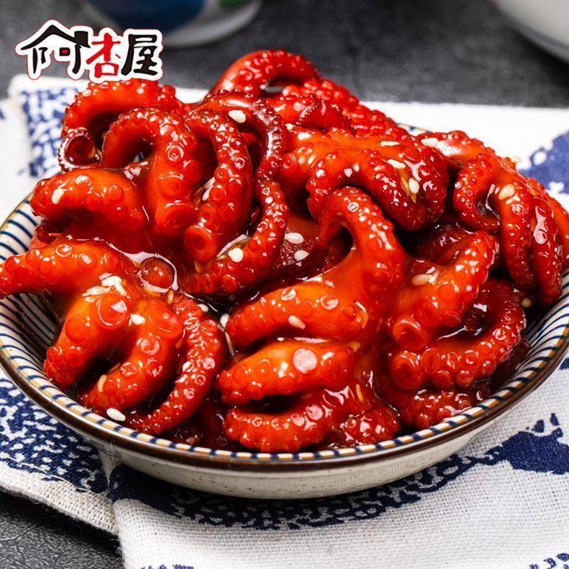日式寿司宫野家小吃即食章鱼海草裙带菜味付八爪鱼墨鱼仔螺肉