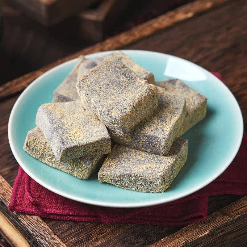 新品即食乌叶小方糍350g即食糯米乌饭麻糍乌饭方糍零食宁波传统糕