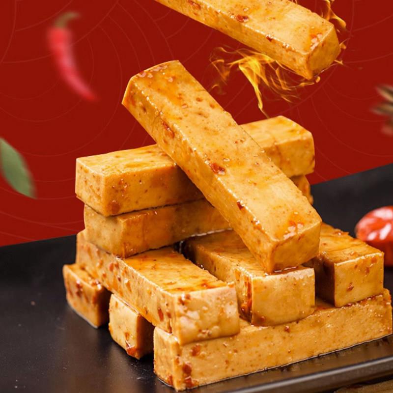 新品吉时好礼手磨豆干礼袋装重庆特产麻辣豆腐干休闲零食小吃年货