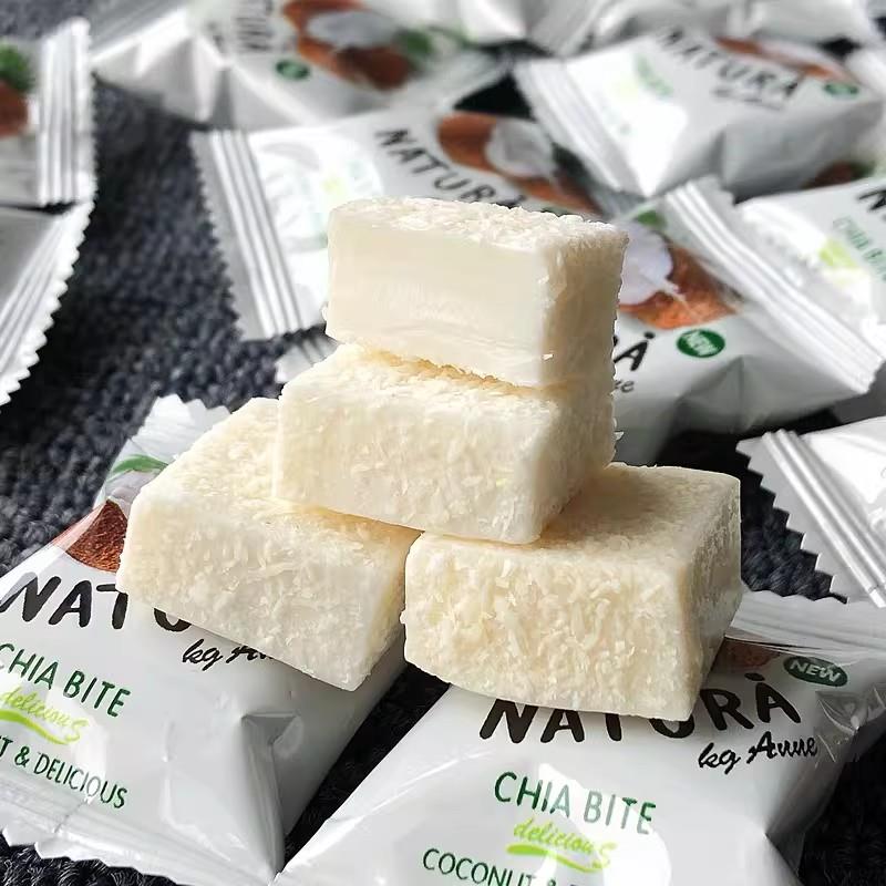 泰国风味coco椰子芒果糕椰香QQ橡皮软糖结婚庆典喜糖果圣诞年货节