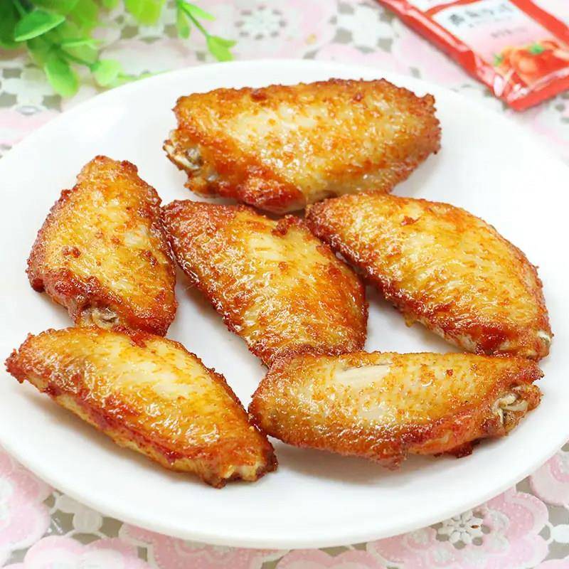 新品奥尔良鸡翅中全熟商用大号鸡中翅鸡翅膀烤翅嘟嘟翅烧烤冷冻半