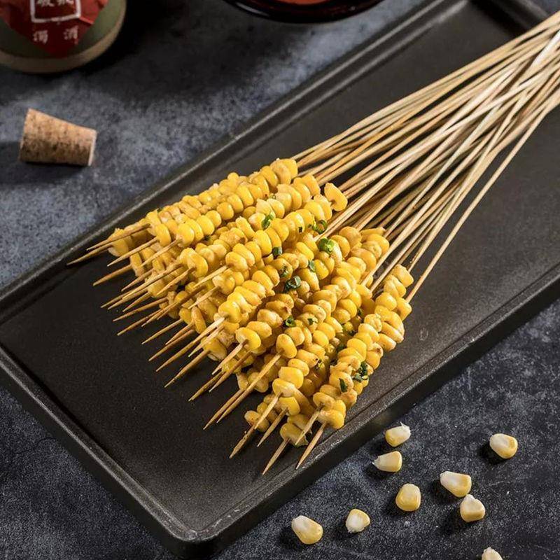 新品水果玉米串100支烧烤玉米小串铁板手把串素食火锅串串甜玉米