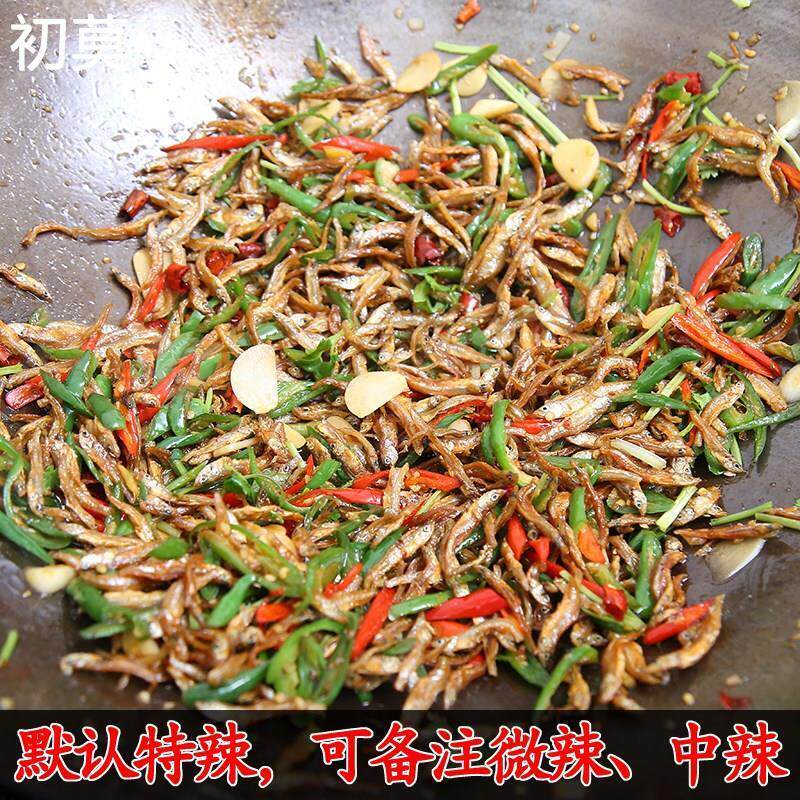 徐州特产辣椒炒小鱼邳州干