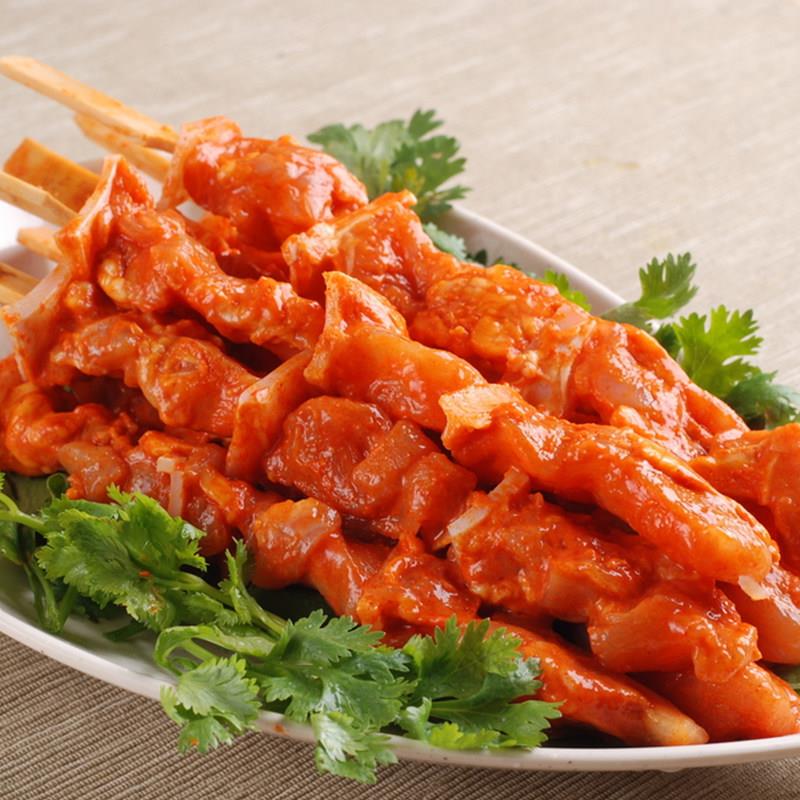 新品米阿姨骨肉相连串商用烧烤油炸麻辣烫食材鸡柳炸串里脊肉串整
