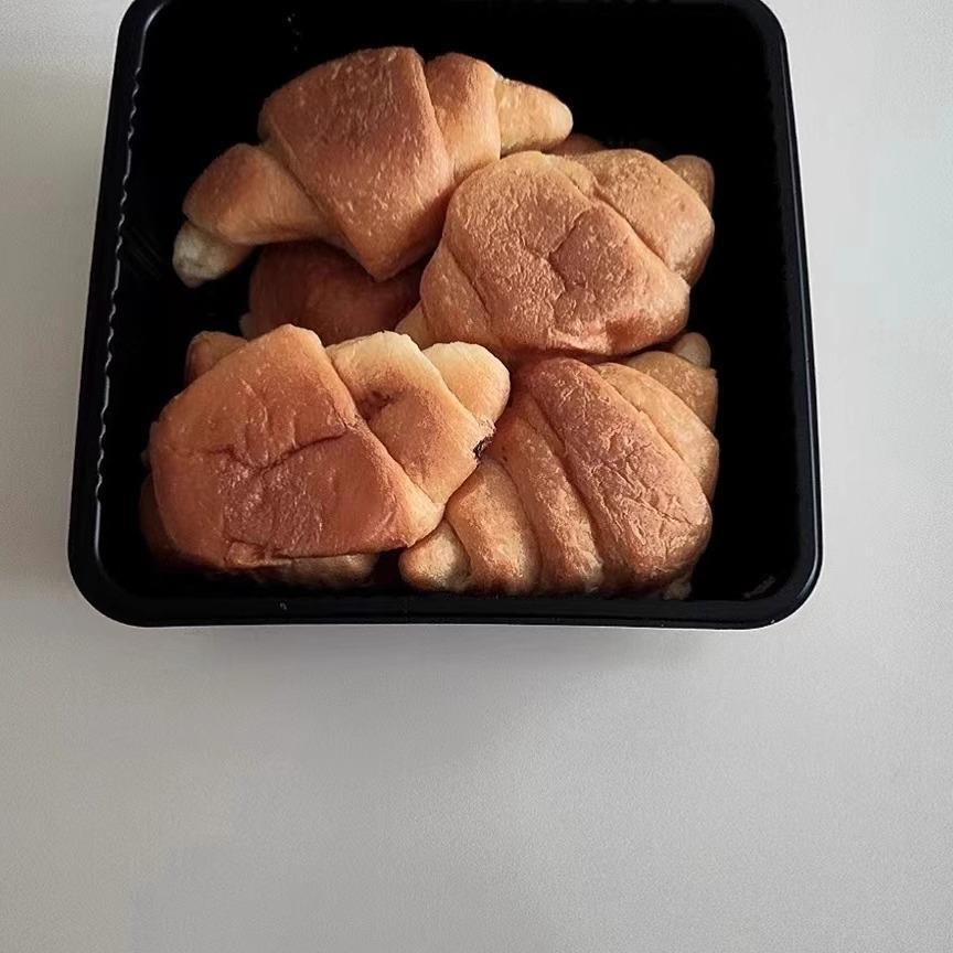 桃李迷你巧乐角面包120g/袋 8个装巧克力夹芯牛角包早餐手撕零食