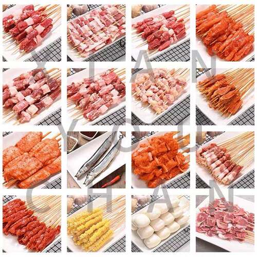 新品【仙优馋】4-6人烧烤套餐大肉串半成品烤串羊肉串户外烤肉食