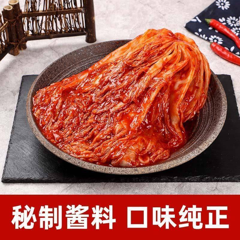 正宗辣白菜韩国泡菜整颗10斤整箱商用韩式咸菜朝鲜延边酸辣下饭菜