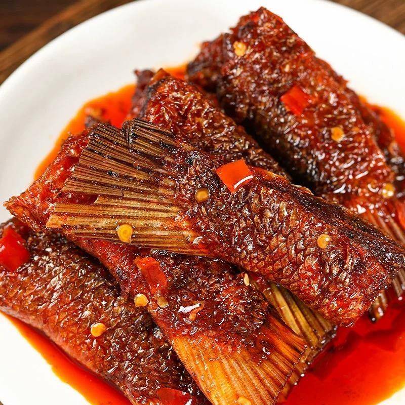 鱼山鱼海手撕鱼排鱼块香辣鱼尾巴即食鱼湖南特产解馋休闲小吃零食