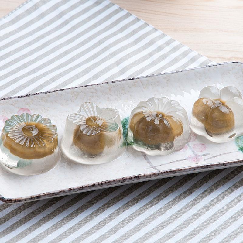 新品舒可曼水晶皮烘焙diy食用水晶粉透明水晶粽子材料月饼免蒸预