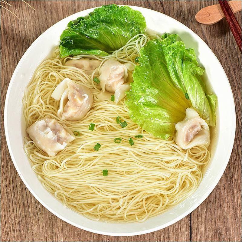 江门特产外海鸡蛋竹升面手工蒸炒汤早餐云吞全蛋面非油炸商用整箱