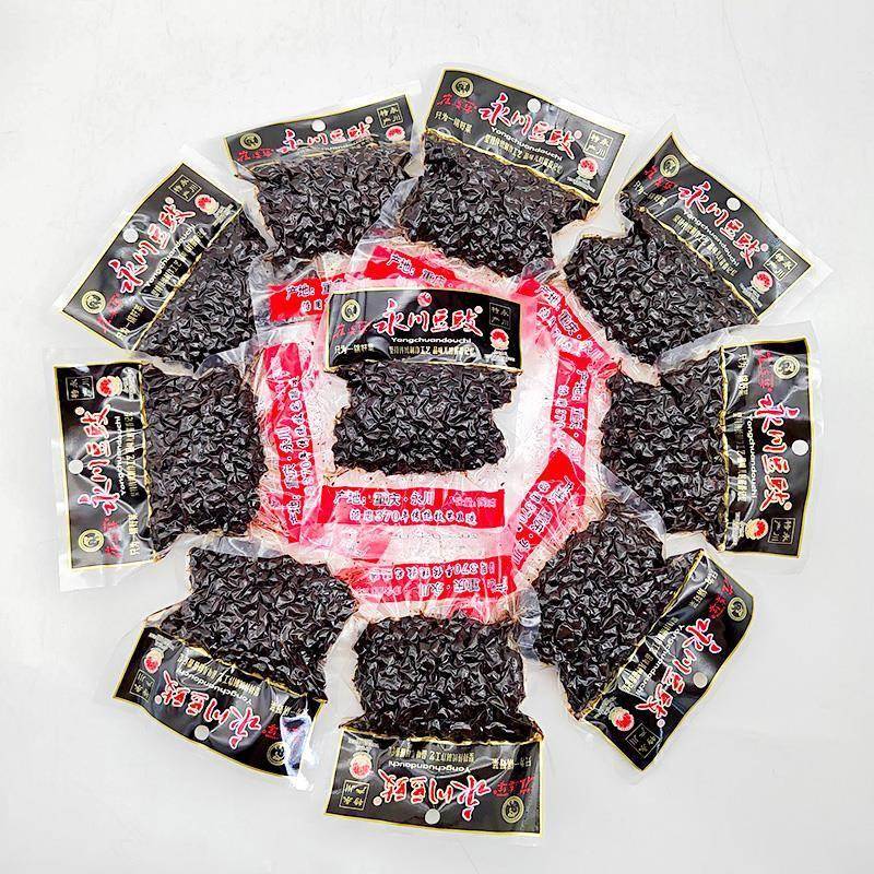 崔婆婆永川豆豉150g*5袋家乡豆豉永川特产炒川菜回锅肉豆豉鱼干豆