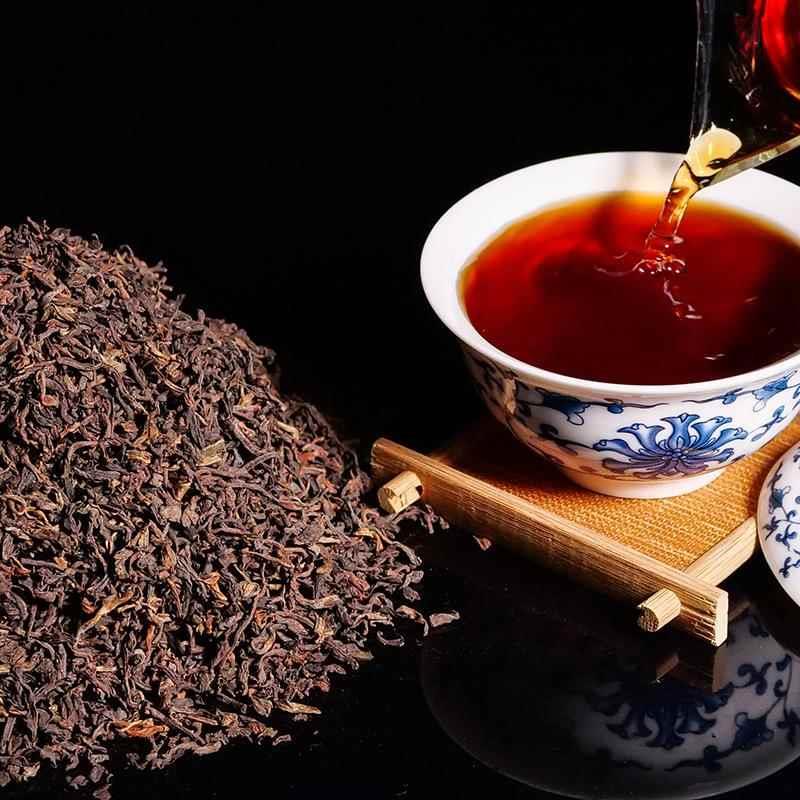 普洱茶散茶 三级熟茶永明茶厂陈年熟茶散料散装陈香陈韵