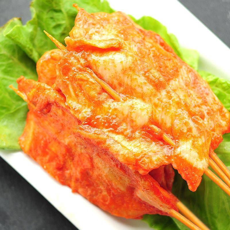 新品单冻大里脊肉片商用半成品40g/串鸡柳串手抓饼配菜鸡肉串油炸