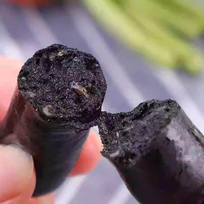 极速5斤墨汁一口肠火锅丸子麻辣烫关东煮食材黑色亲亲肠墨鱼肠商
