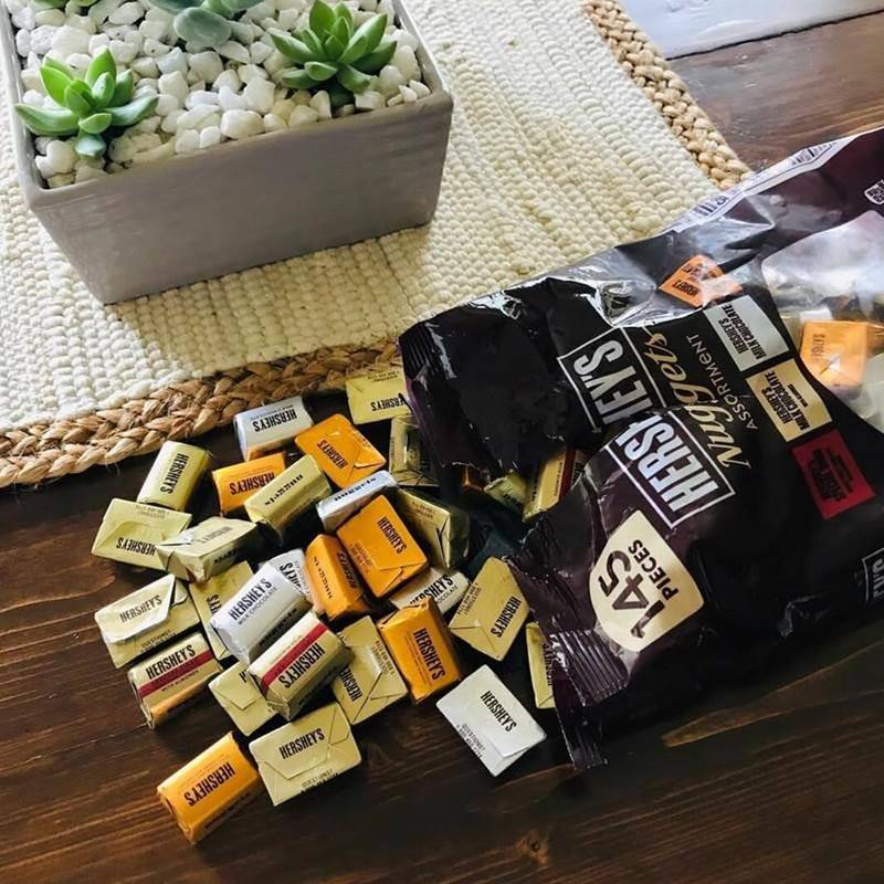 包邮Hershey'S好时水滴金砖混装巧克力块4种口味1470g喜糖送礼