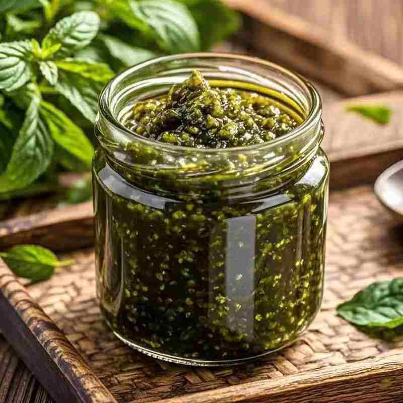 荆芥酱河南特产荆介荆芥青椒酱荆芥菜酱下饭酱拌面酱200g拌饭酱