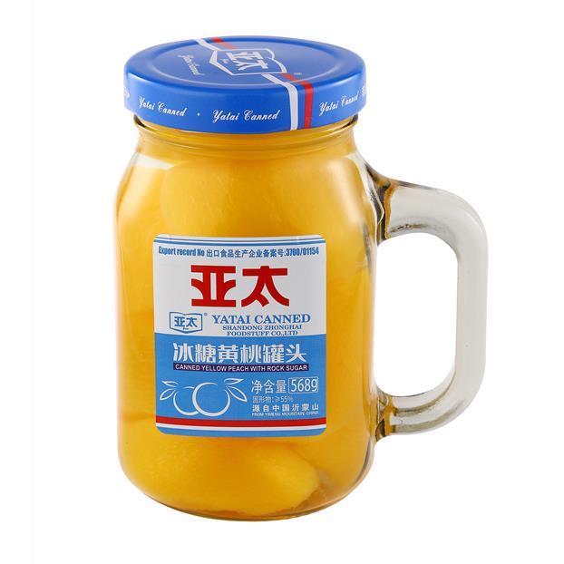 新鲜黄桃罐头水果罐头特大玻璃瓶罐头包邮