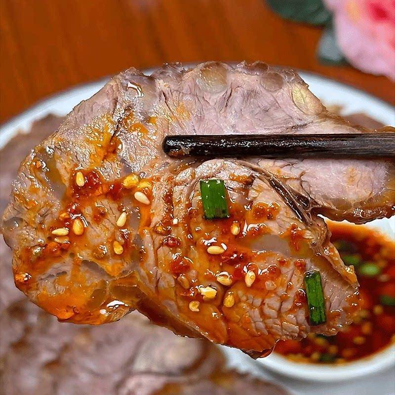 新品百家兴五香牛肉酱牛肉卤熟食开袋即食200g袋装酒店冷盘卤味商