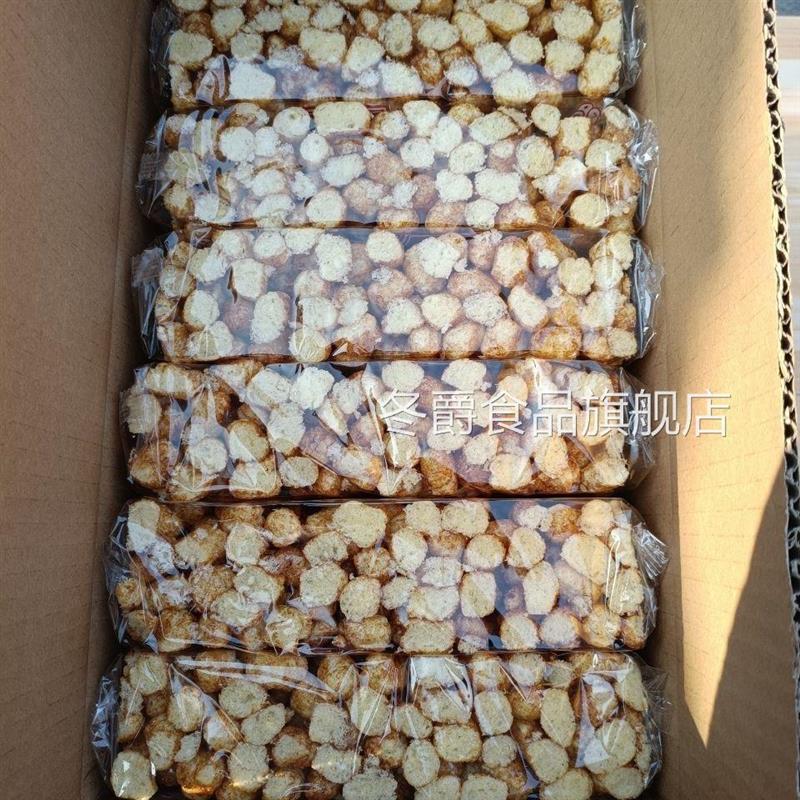 促销米花糖红糖爆米花酥网