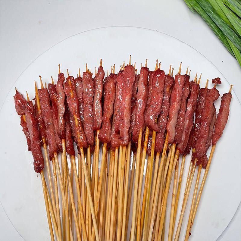 新品怡亿源风味牛肉小串烧烤铁板食材油炸串串网红夺命小串商用冷