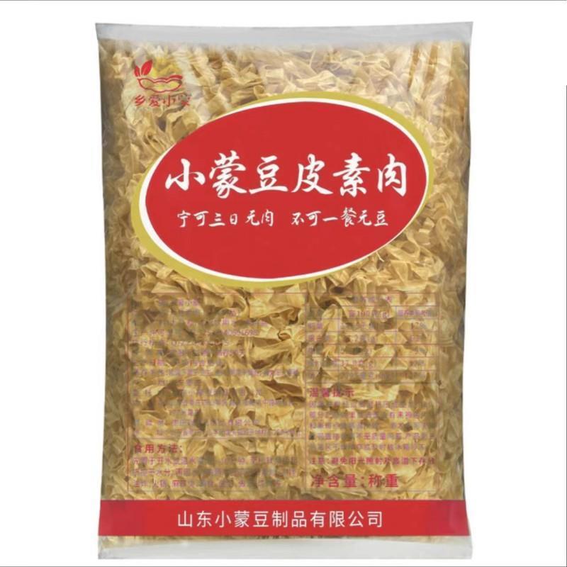 乡爱小蒙豆皮素肉3斤装乾货大豆丝油火锅大包装小蒙豆制品旗舰店