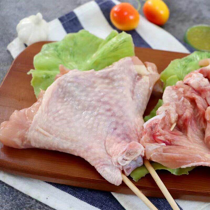 新品原味鸡腿串10串户外烧烤食材原味大鸡腿串商用琵琶腿半成品食