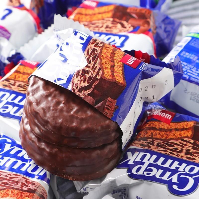 俄罗斯康吉巧克力三明治饼