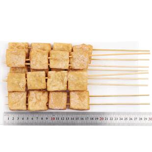 新货臭豆腐串200串 商用夜市油炸串串香黑豆腐烧烤食材火锅麻 箱