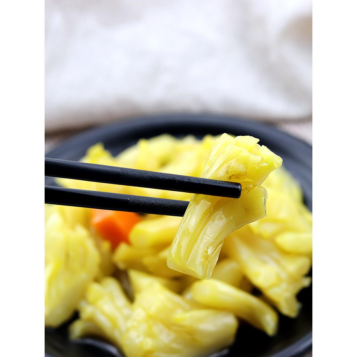 酒店凉菜菜花梗500g花菜泡菜台州特产菜心新鲜凉拌菜干货大全即食