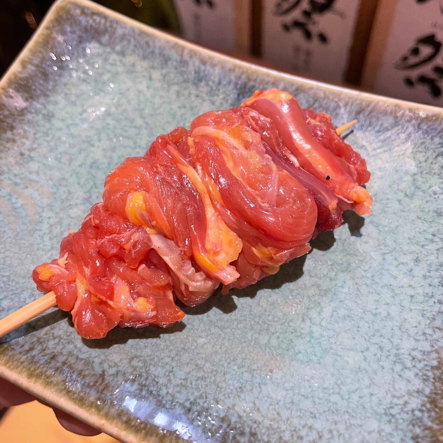 新品黄油鸡肉串日式烧鸟商用半成品烧烤油炸食材冻鸡腿肉串居酒屋