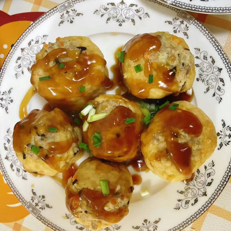 新品客家豆腐包肉商用火锅麻辣烫冒菜油炸食材豆腐圆子四喜丸子狮