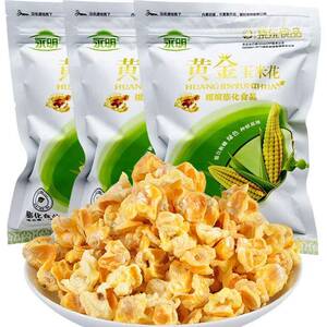 永明黄金玉米豆蛋花奶油味爆米花180g袋装零食紫东休闲食品火锅店