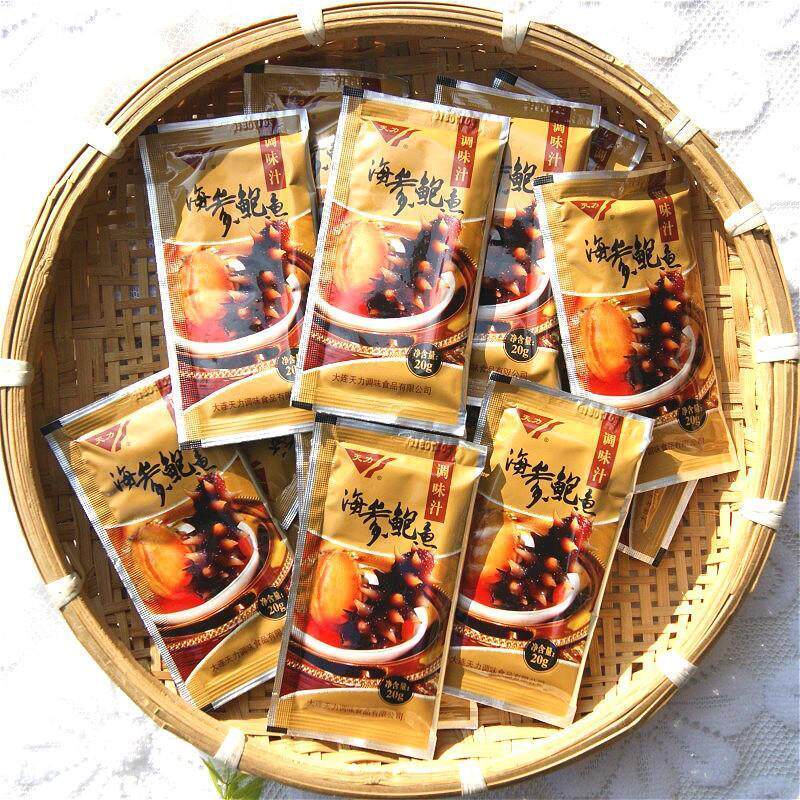 大连鲍汁20克5袋包邮即食海参鲍鱼浇汁蘸料调料海参捞饭调味