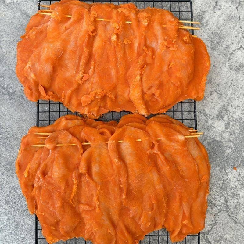 新品180g超级特大里脊肉串商用大鸡肉片鸡柳肉夹馍手抓饼配菜专用
