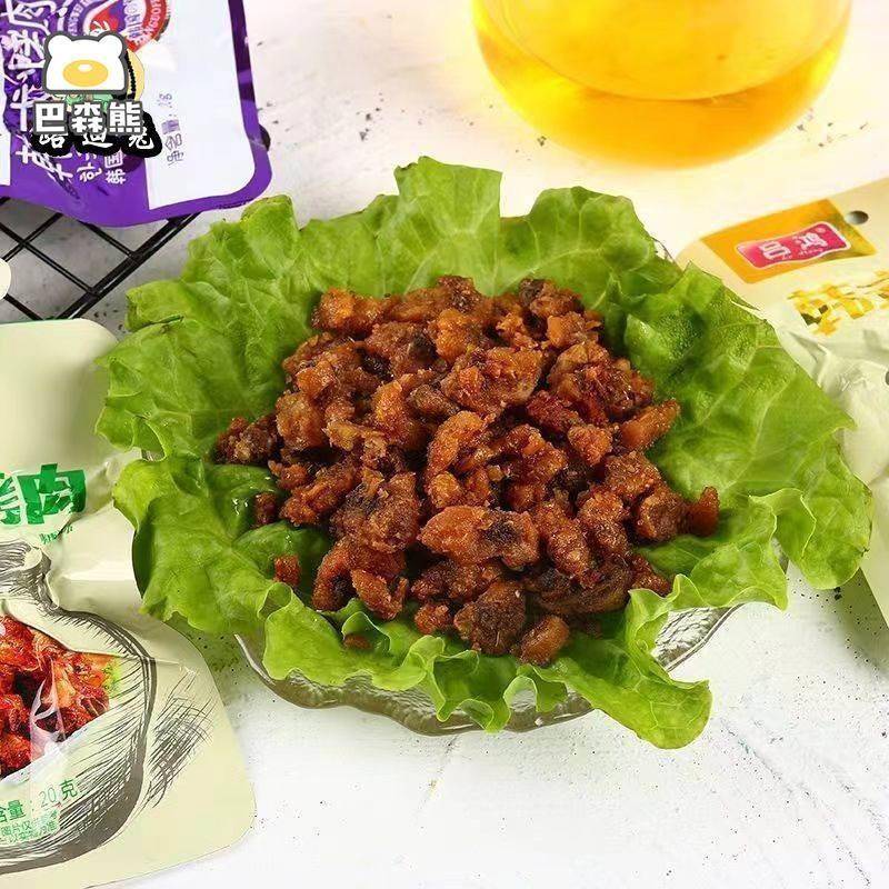 吕鸿韩式烤肉即食童年香辣鸡肉鸭肉零食休闲 宿舍食品香脆酥肉