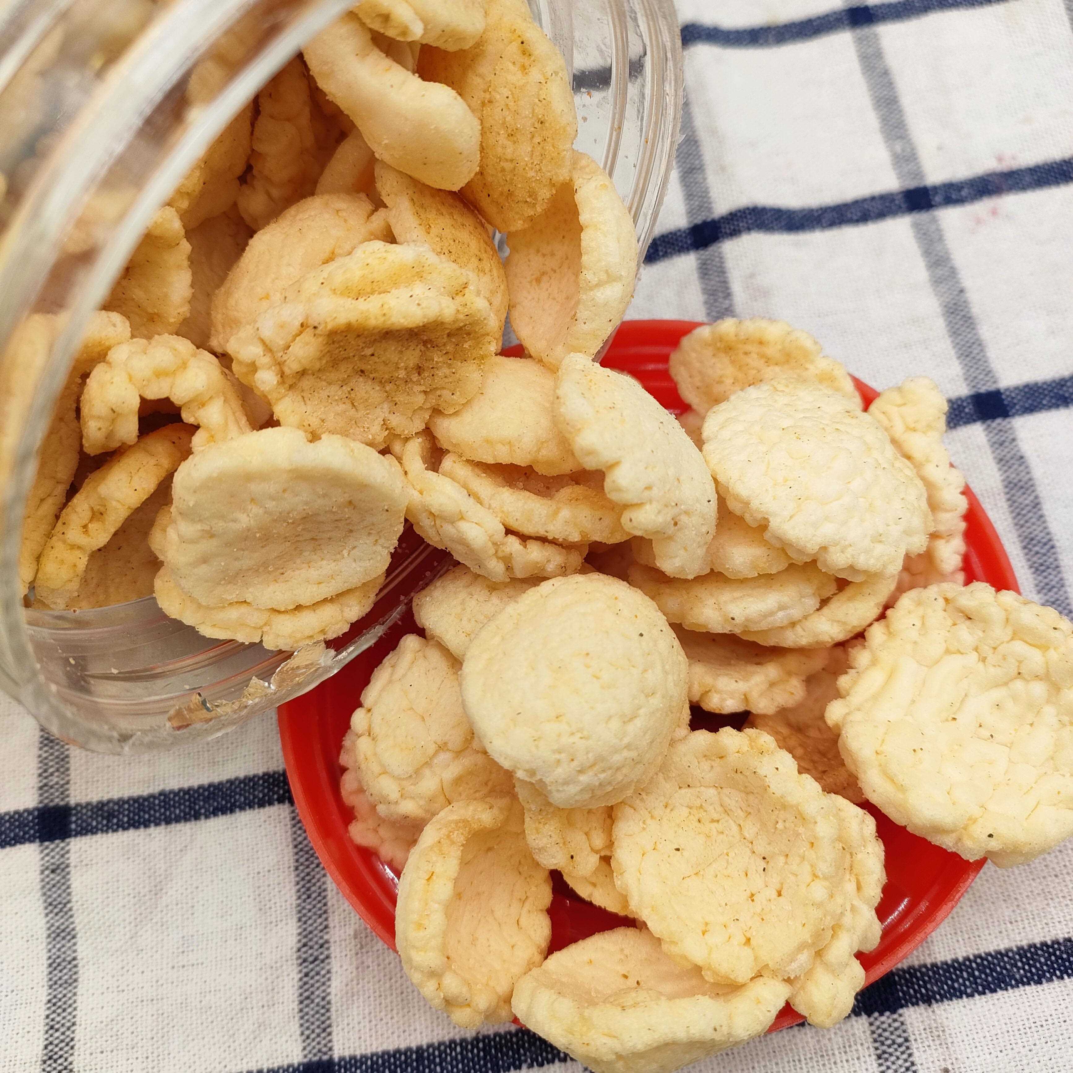 新品浙江宁波特产香酥网红年糕片酥脆干爆米花烤年糕胖怀旧小零食