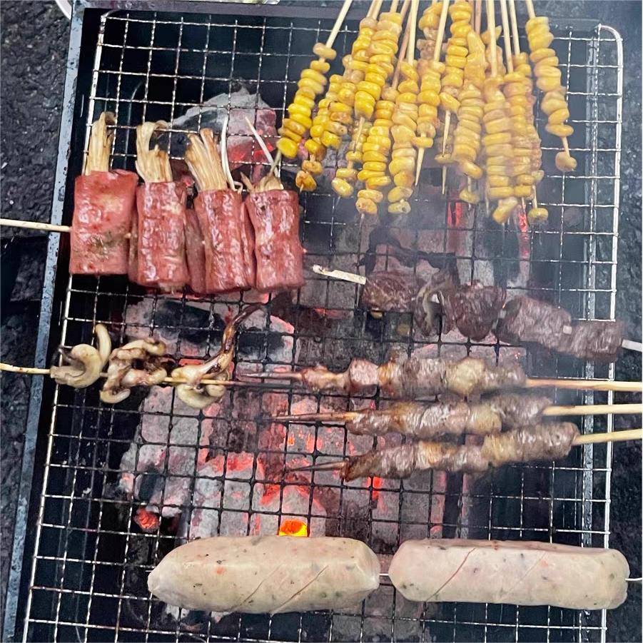 新品商用铁板烧烤羊肉牛肉串炸串手把串烧烤食材半成品满180省内