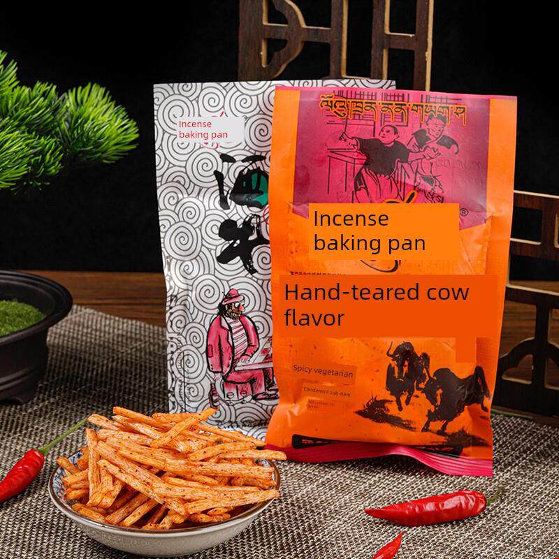 香铛铛酒鬼牛味手撕牛肉味辣条怀旧麻辣味素食儿时5角包零食小吃