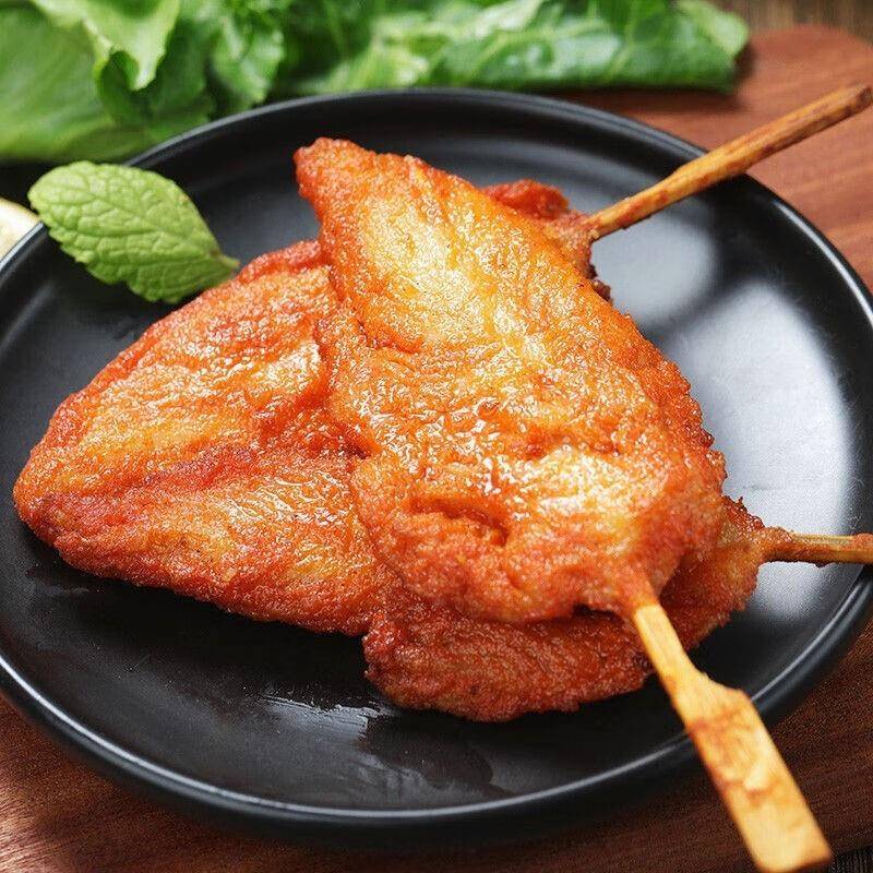 新品川香鸡柳商用奥尔良鸡肉串手抓饼配菜烧烤铁板油炸无骨里脊肉