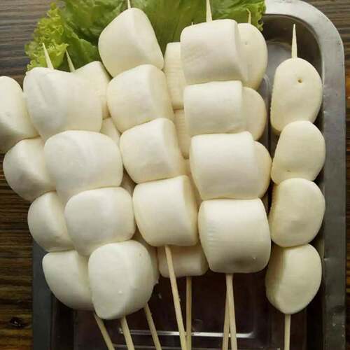 新品150串奶香馒头串商用速冻半成品烧烤食材素食串油炸小面包串