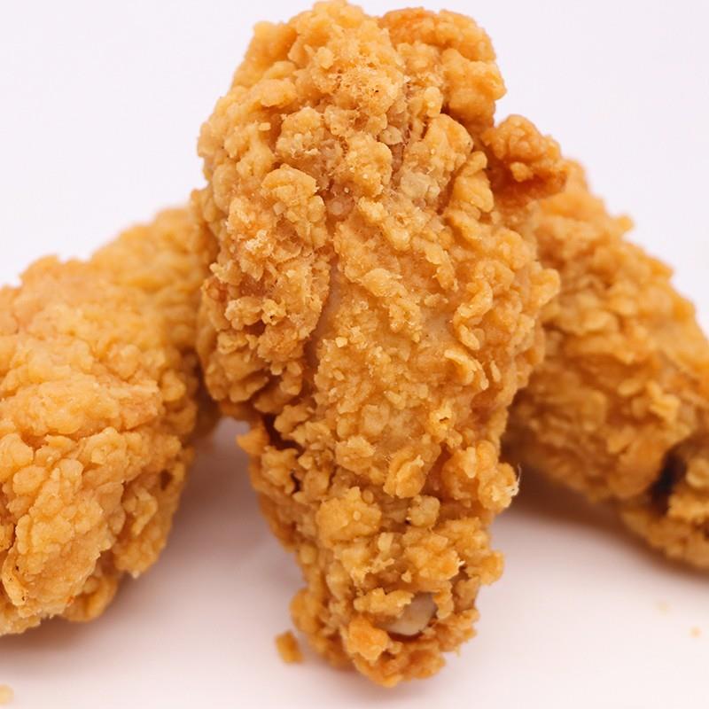 新品孚德香辣鸡翅根商用冷冻半成品炸鸡翅小鸡腿裹粉吮指油炸小吃