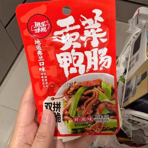 鱼乐味视贡菜鸭肠魔芋鸭肠