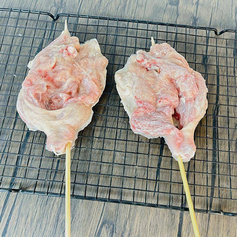 新品网红生炸大鸡腿串商用半成品烧烤油炸食材琵琶腿腌制鸡大腿霸