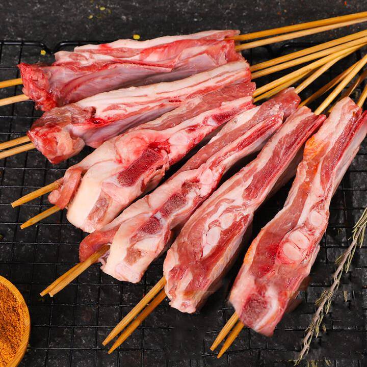 新品新鲜原切羊排串商用半成品烧烤食材羊肉内蒙散养烤肉羔羊肋排