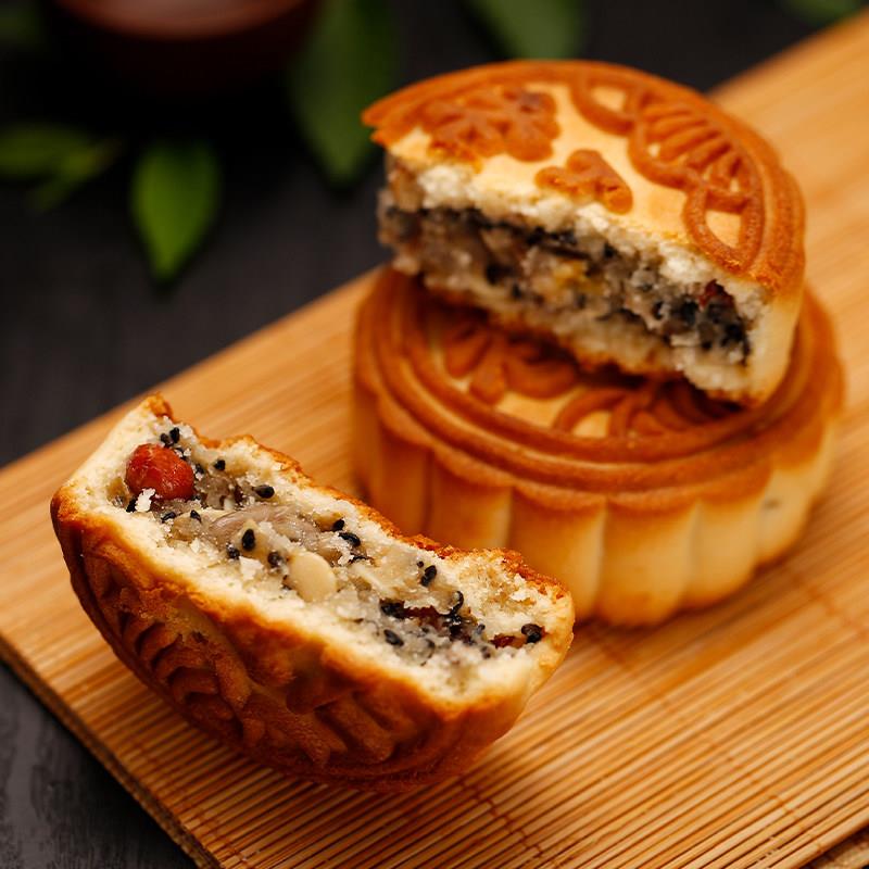 新品河南莲祥五仁月饼馅料1箱10kg 商用家用传统烘焙原料手工厂家