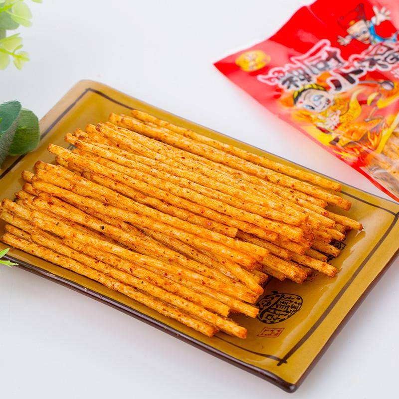 宗彬神厨小福贵口水鸡肉脯辣条零食麻辣儿时小时候的重庆素食食品