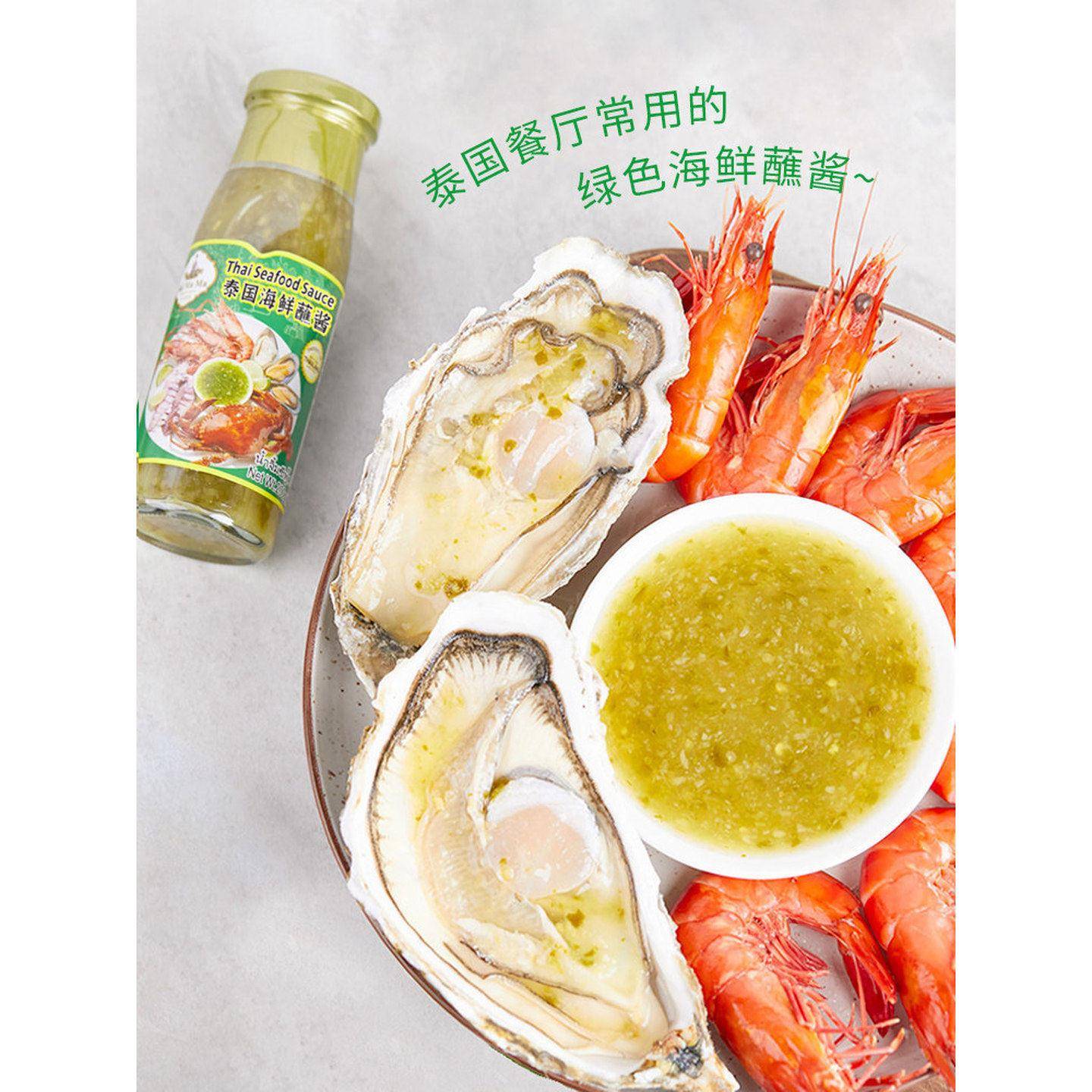 泰国进口水妈妈海鲜酱小瓶装200g 泰式海鲜烤肉酸辣火锅蒜蓉蘸酱