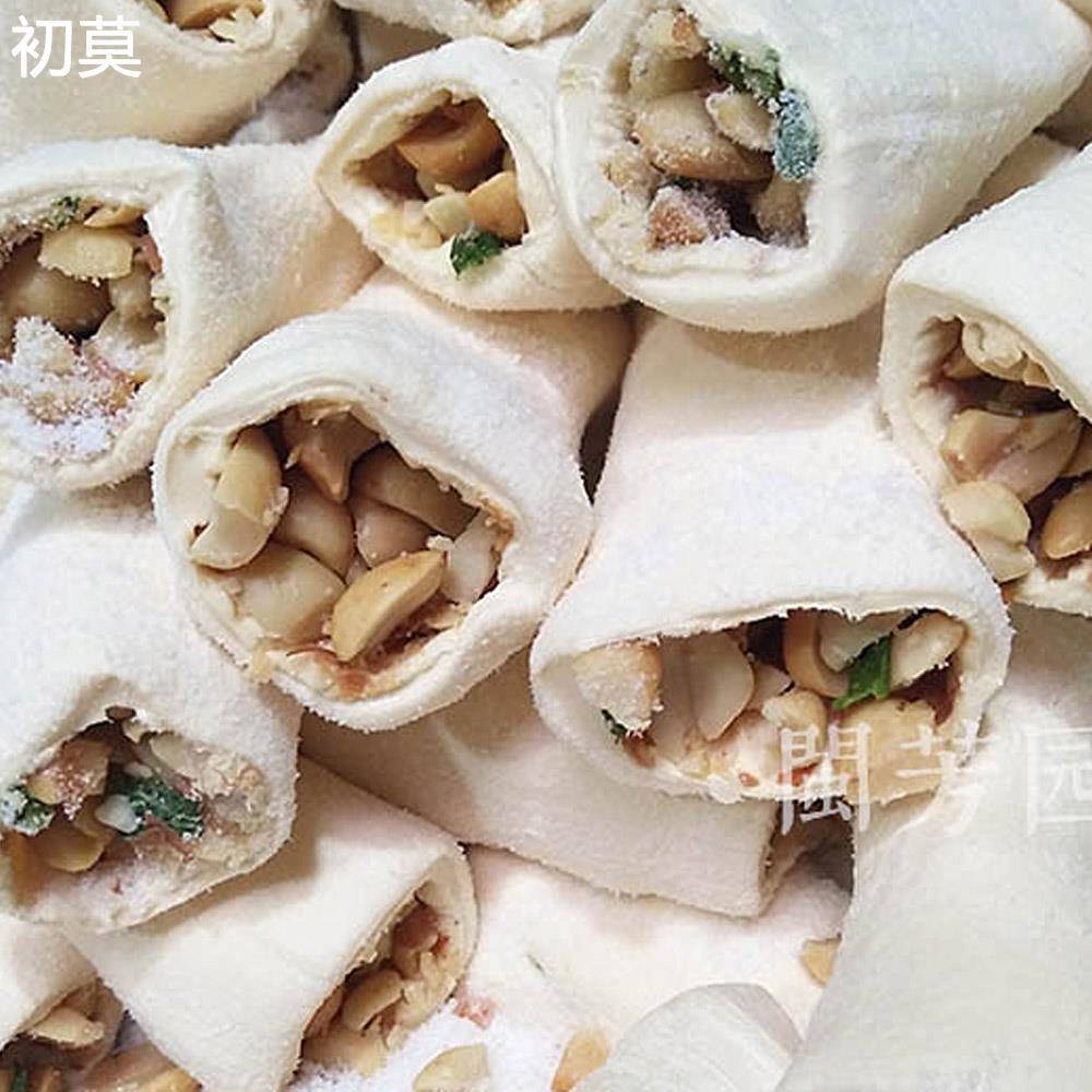 闽芳园 纯正宗 福州传统手工花生夹心 软 叮叮糖白色麦芽糖果食品