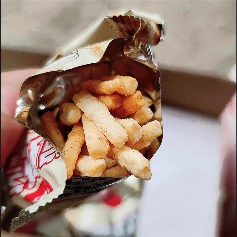 比比赞虾条19包童年怀旧宿舍解馋小零食膨化整箱休闲食品小吃